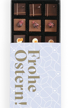 .. frohe ostern pralinen