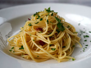 .. spaghetti aglio e olio